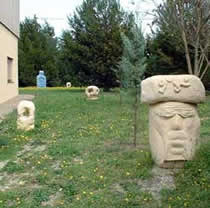 sculptures outside